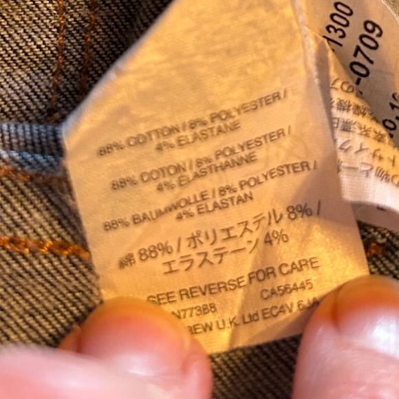 J. Crew Dark Wash High Rise Toothpick Jean - Picture 5 of 5